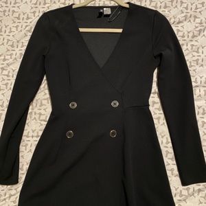 H&M Black Blazer Romper